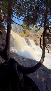 Waterfall season is here! Enjoy 30 seconds of raging waters flowing over Gooseberry Falls in Two Harbors, MN. | Nathan Klok Photography
