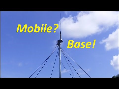 Mobile CB Radio Antenna as a Base Station