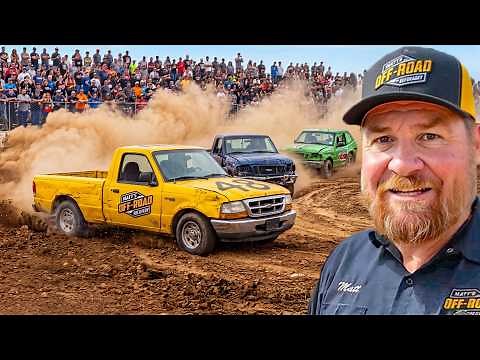 Racing Ford Rangers at Utah Motorsport Campus
