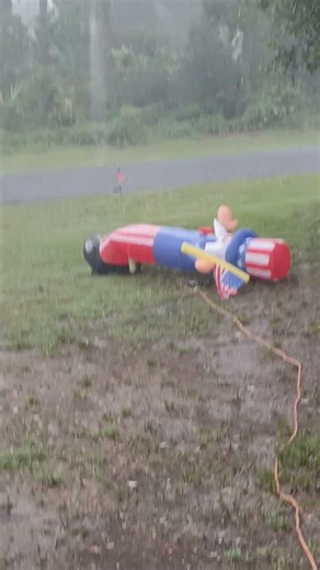 Uncle Sam Is Afraid Of Thunder Storms
