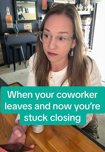 Bartender Work Drama: Coworker Leaves, You Close Bar