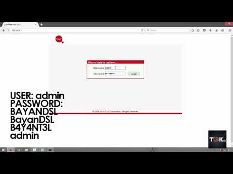 How to Setup WiFi and Password on ZTE ZXHN H108N V2.5 Modem/Router