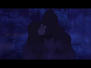 Clip from Tarzan where Tarzan saves the gorillas