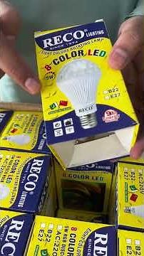 Reco Multi LED Bulb – Color Changing Smart Light | Full Review & Demo