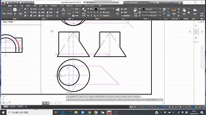 8-17-2 配音, 工程制图，画法几何，三峡大学李洋波，习题讲解