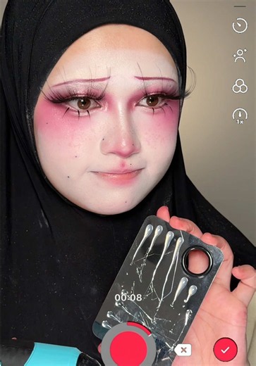 Behind The Scene of my cry baby makeup hehe | crying makeup