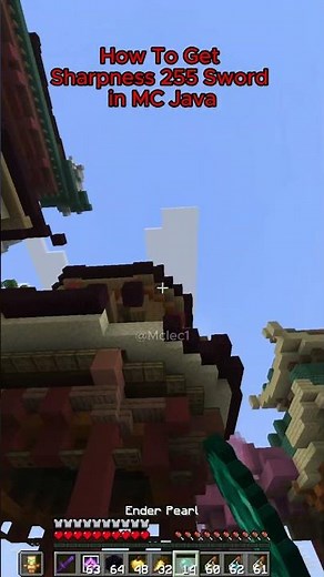 How to Get Sharpness 255 Sword In MINECRAFT || TUTORIAL ||