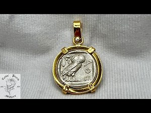 Making My Ancient Coin Into A 24k Gold Pendant [How To]