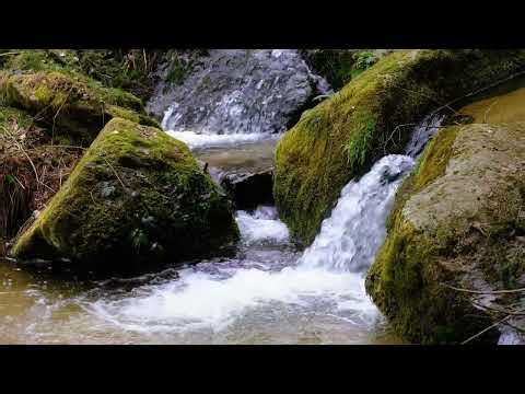 4K Free Stock Footage – Flowing Water Over Rocks | No Copyright Nature Video