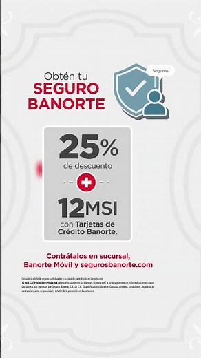 Banorte Insurance: 25% Off
