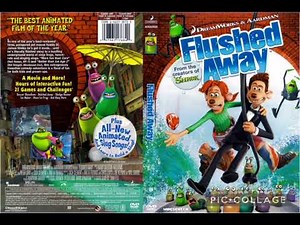 Flushed Away (2006) DVD Covers Widescreen Dreamworks