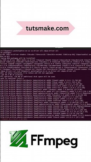 ffmpeg install ubuntu 22.04 #command #install #ffmpeg #ubuntu22 #linux #commandline #terminal #line