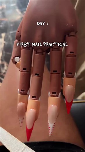 Beginner Nail Tech: Day 1 Nail Practice Journey