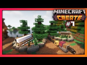 Vorbereitungen für DAMPFMASCHINE & BAUMFARM für HOLZKOHLE 🔸 Minecraft Create #07