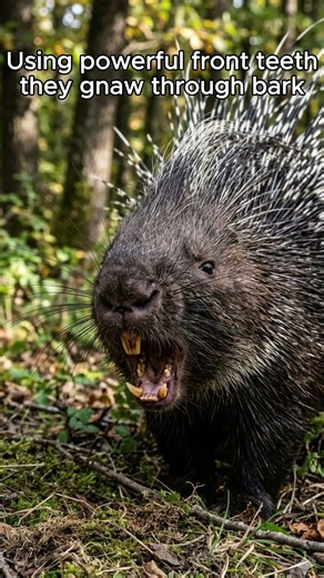 This animal is a furry chainsaw. 😨