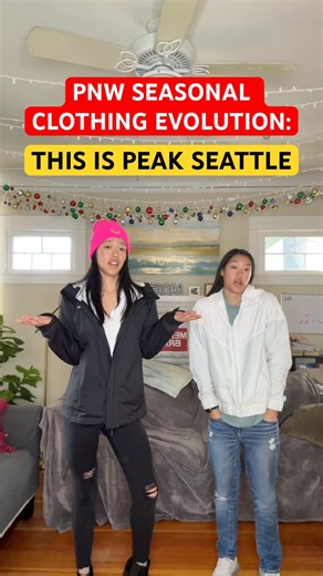 How Seattleites actually dress for all four seasons 🧥🌸 #PNW