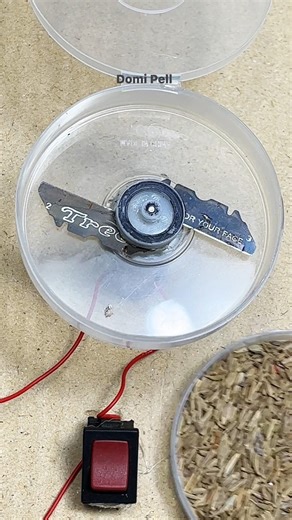 Spices Grinder garam masala machine with dc motor homemade #diy