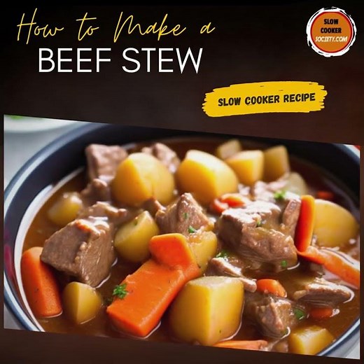 Easy Crock Pot Beef Stew Recipe | Tasty Slow Cooker Beef Stew Recipe