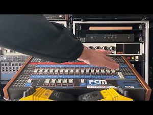 2/23/24 (DEMO) Viscount R-64s PCM 8-bit drum machine (snare output to delay) + Peavey DDL-3