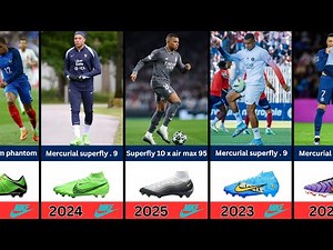 Kylian Mbappé ALL Signature Cleats 2013-2025
