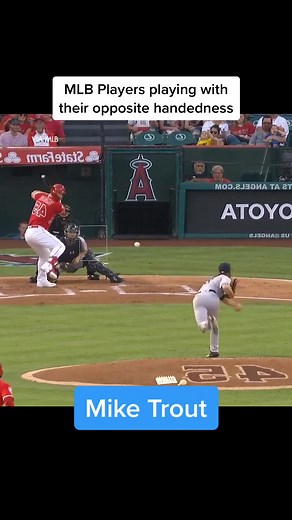 MLB Players showcasing their ambidextrous skills