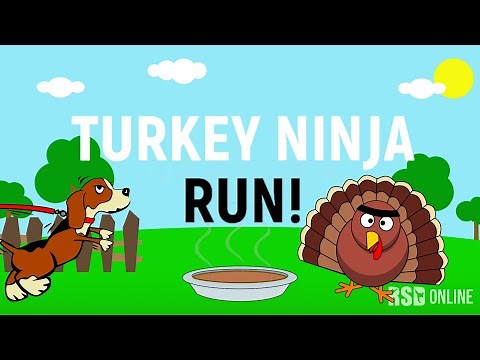 Turkey Ninja Run! - Virtual Thanksgiving Workout (Get Active Games)