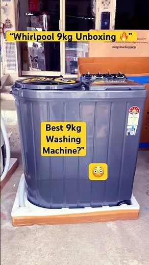 🔥 “Whirlpool 9kg Washing Machine Unboxing | Full Review & Washing Test | Best 9kg Washing Machine?