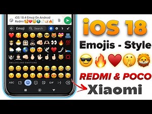 Install iOS 18 Emoji On Any Xiaomi & Redmi Poco | iOS 18 Emojis On Redmi 😱🔥