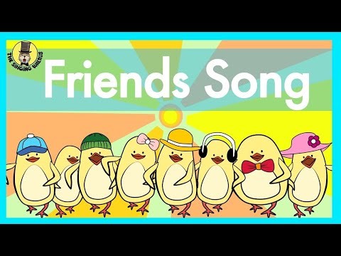 Friends Song | Verbs Song for Kids | The Singing Walrus cocokids cartoon