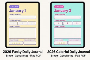 2026 Digital Daily Planner | 365 Daily Journal | Daily Diary | Digital Note | Goodnotes | PRINTABLE, A4 - Etsy Australia