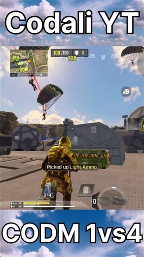 1vs4 CODM 🤣 #codm #codmshorts