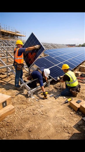 “Solar panel installation is part of modern construction it combines structural work,