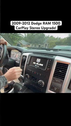 2009-2012 Dodge RAM 1500 Trucks Apple CarPlay & Android Auto radio upgrade! #dodgeram #automobile