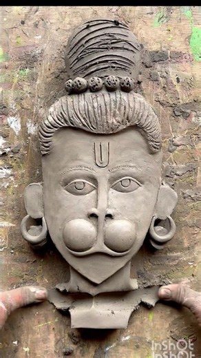 Hanuman murti making/bajrngbali idol making/hanuman idol making #trending