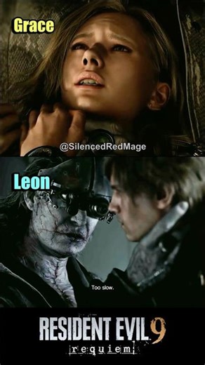 Dr. Gideon Defeated Leon And Grace With A Single Move #residentevilrequiem #residentevil9