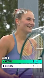 under arm serve ace? 💁‍♀️ @martakostyuk | #MiamiOpen | WTA