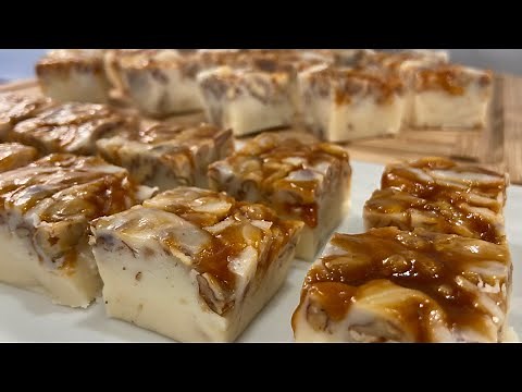 How to Make Irresistible White Chocolate Caramel Fudge | Easy Recipe, Only 5 Ingredients
