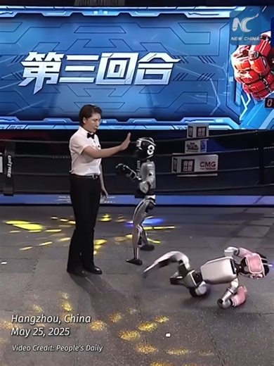 🤖 The world’s first humanoid robot combat competition took place in Hangzhou at the CMG World Robot Competition Series! 🛡️ Watch as advanced robots showcase incredible agility and power in fierce battles. The future of robot combat is unfolding right before our eyes! #RobotBattle #FutureTech #MechaWarriors | World Internet Conference