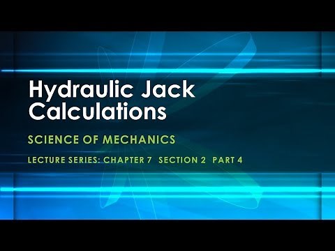 Hydraulic Jack Calculations – Science of Mechanics