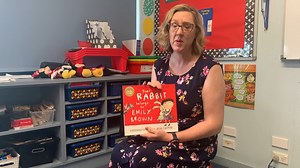 That rabbit belongs to Emily Brown, read by Mrs Blackley