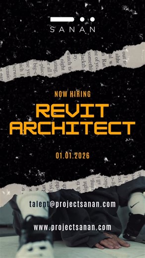 ArchiJobs India®️ on Instagram: "@sanan_aec Location : Hyderabad Positions: Revit Modeller Experience: 1 year experience Salary: 25K per month Mail: talent@projectsanan.com Website: www.projectsanan.com Have job openings for posting? Publish them with Archijobs #architectureinternship #architecture #internship #architecturestudent"