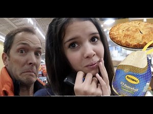 TEENAGER BUYS THANKSGIVING DINNER | DAD VS TEEN SHOPPING