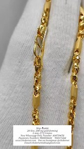 413 reactions · 7 comments | Mrp. ₹6000 20 Size, 200 mg gold forming...