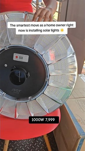 Be a smart home owner, install round solar lights 1000W Ksh 7,999