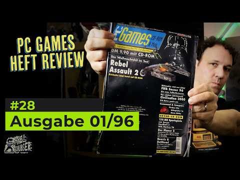 PC Games 01/1996 – Stonekeep, The Dig & Rebel Assault 2 and much more in a retro review