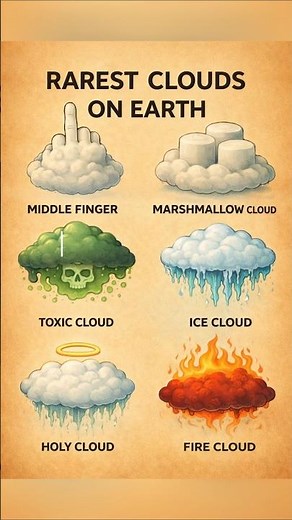 Types of Clouds Explained ☁️ From Cumulus to Cirrus