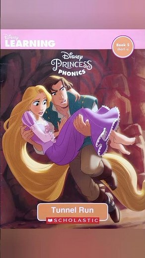 Rapunzel And Flynn Escape Through A Tunnel😯#tangled #rapunzel #disneyprincess #disneybooks #book