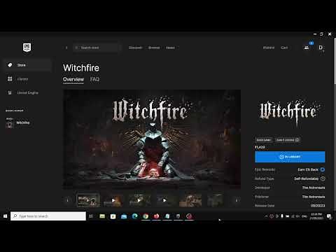 Witchfire: Where Is The Save Game & Config Files Located On PC