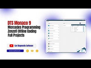 DTS Monaco 9 - Mercedes Programming, Zenzefi Offline Coding + Full Projects