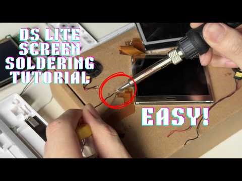 Soldering Tutorial | Nintendo DS Lite Screen Replacement Speaker Cables